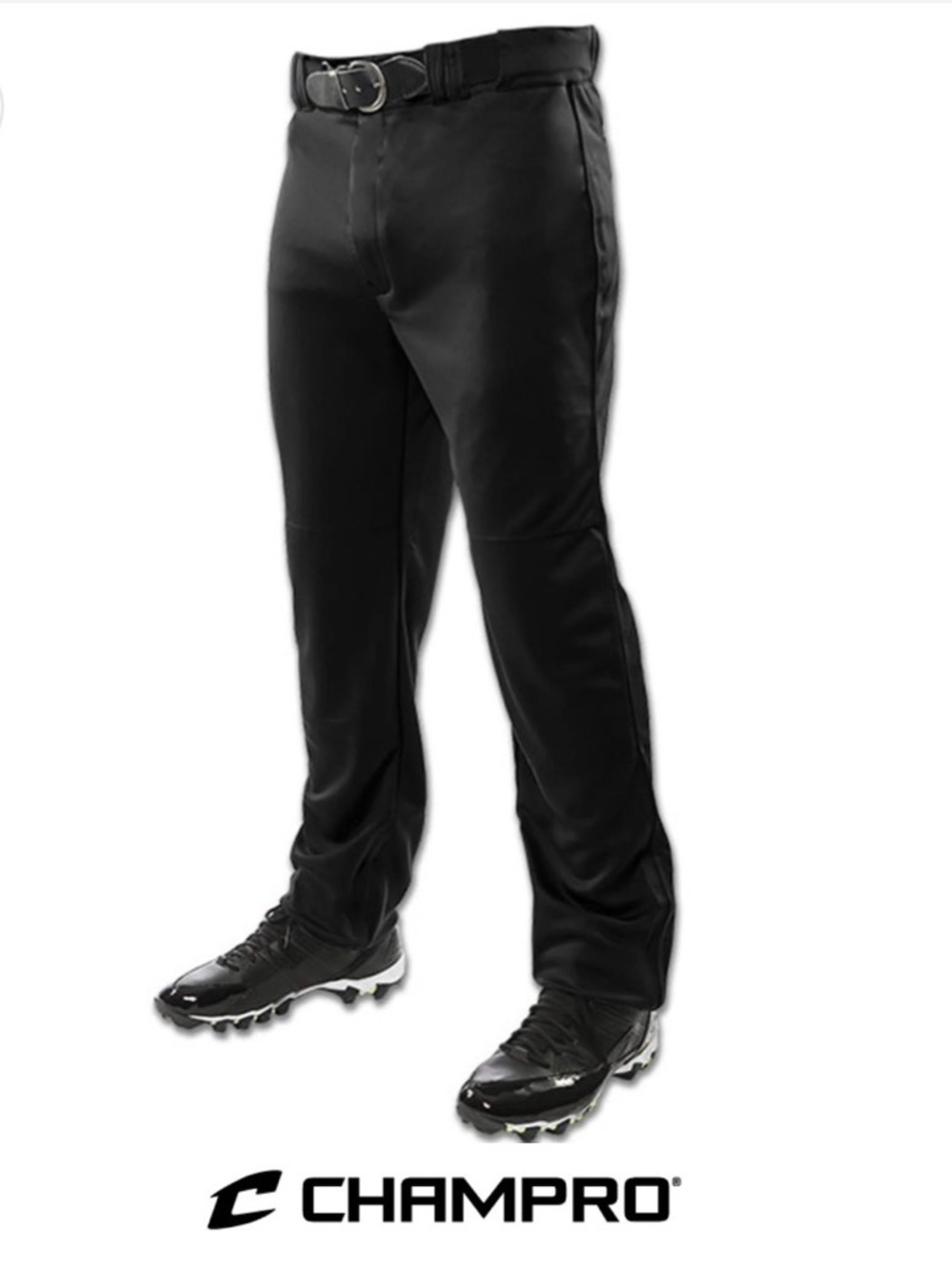 Champro Triple Crown Open Bottom Baseball Pant - black
